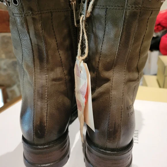 NIB A.S.98 Hubie Jungle Green Combat Boots 38 - Picture 8 of 8